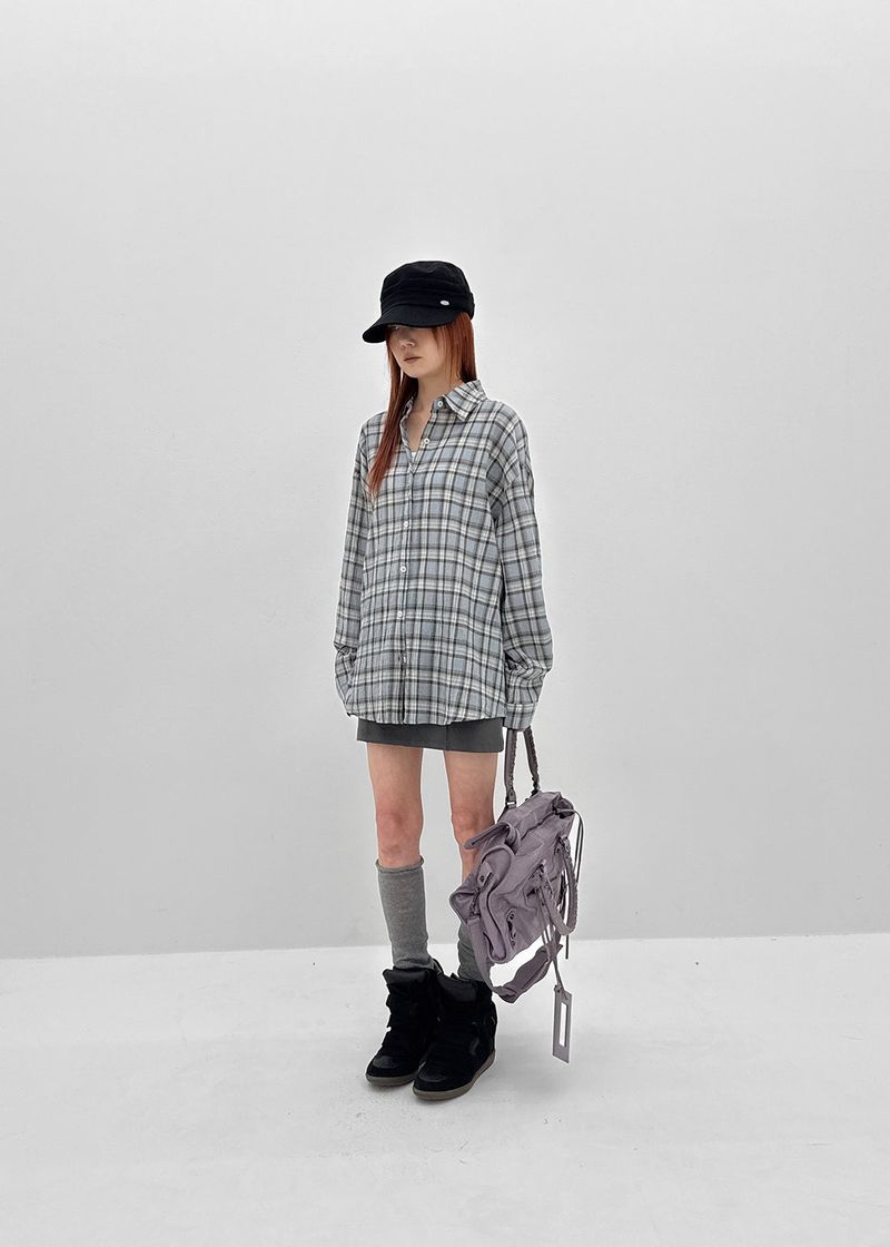 [MADE] Lukael Loose-Fit Check Shirt