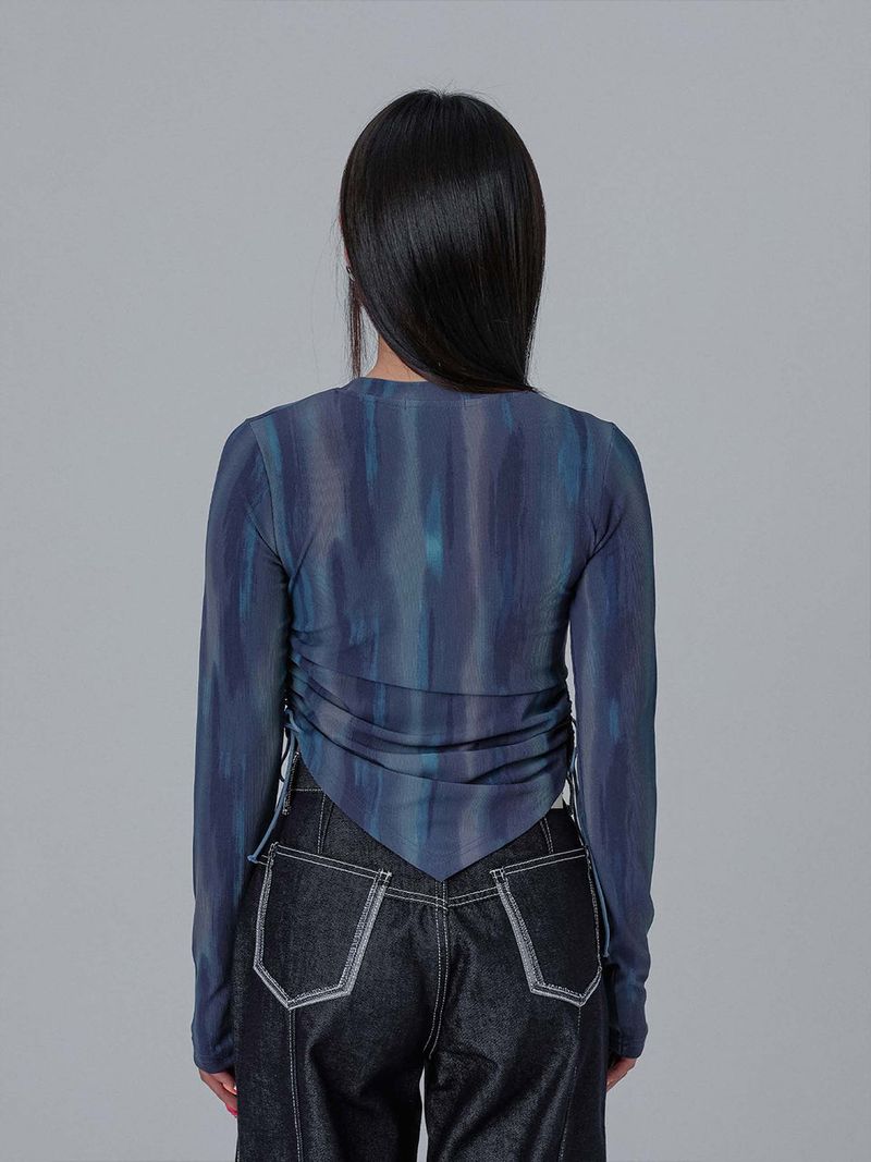Marble Shirring T-shirts (GR)