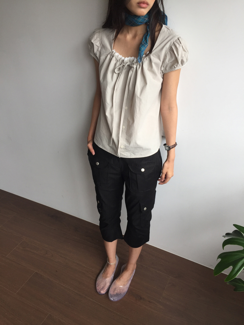 Street flap half pants (2color)