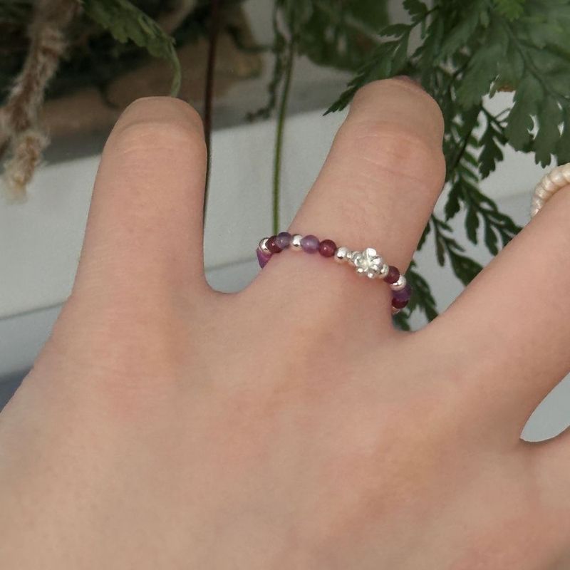 [CCNMADE] Kingstone Plumeria Ring (7color)