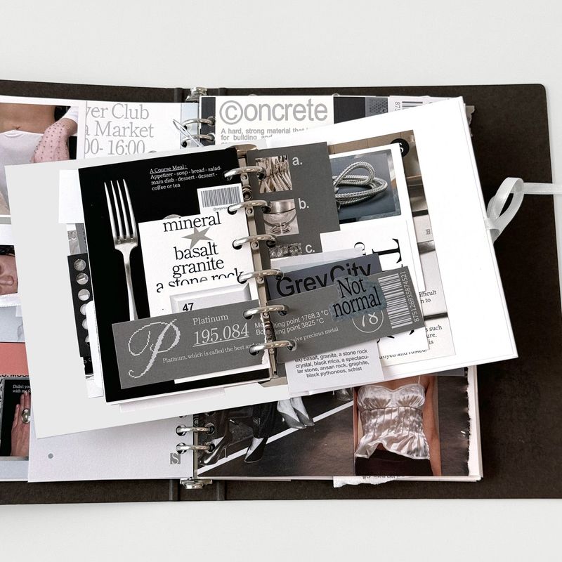 oab tone pack silver / scrap sticker set