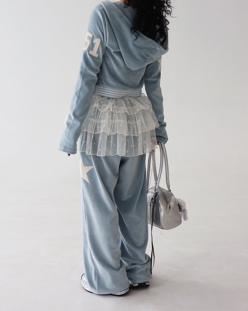 Delight-J（ディライトジェイ）の「star frill cancan see-through layered skirt（Skirts）」