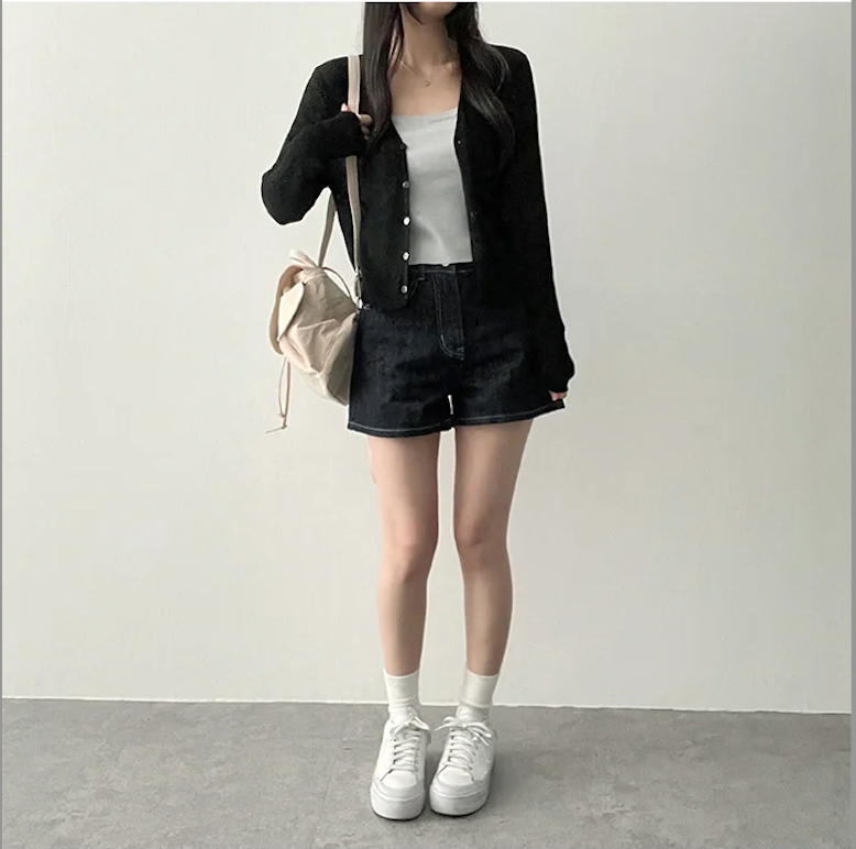 Derming knit sleeveless shirt