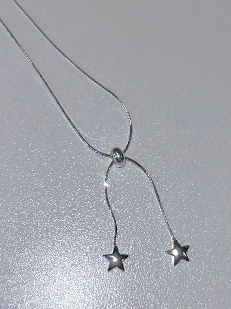 Twin Star Necklace