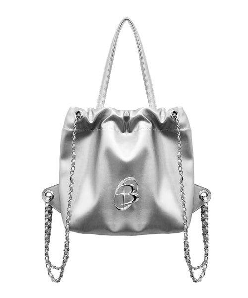 blackpurple（ブラックパープル）の「muffin multi bag-silver（Bags）」