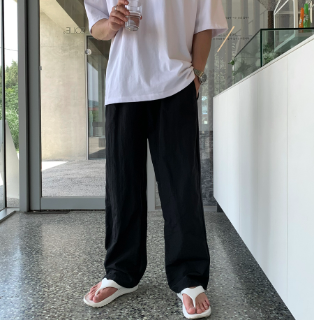 First Cool Air Nylon Banding Wide Pants