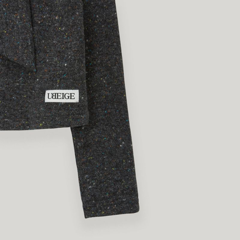Black Tie Knit Cardigan