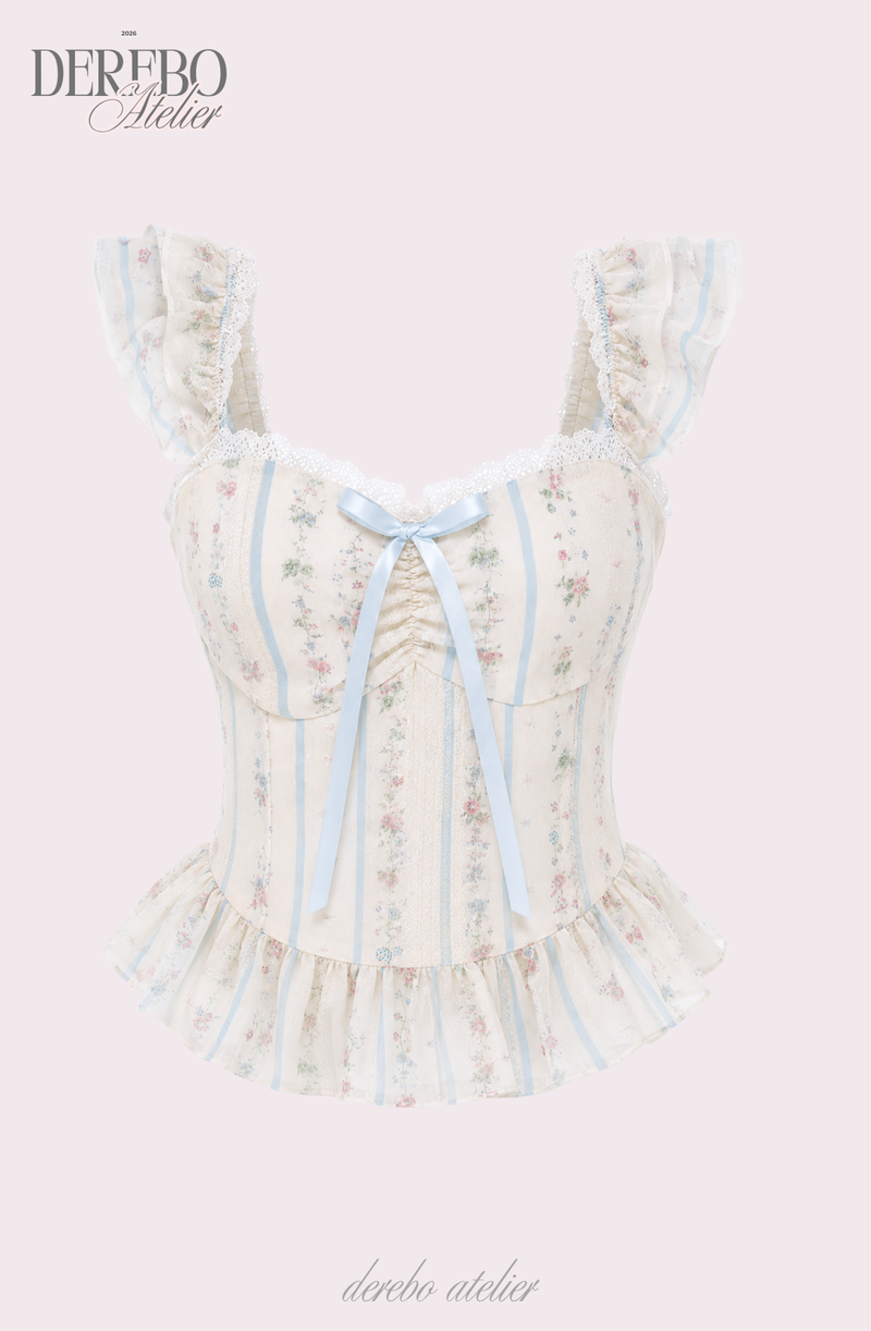 bella frill sleeveless blouse