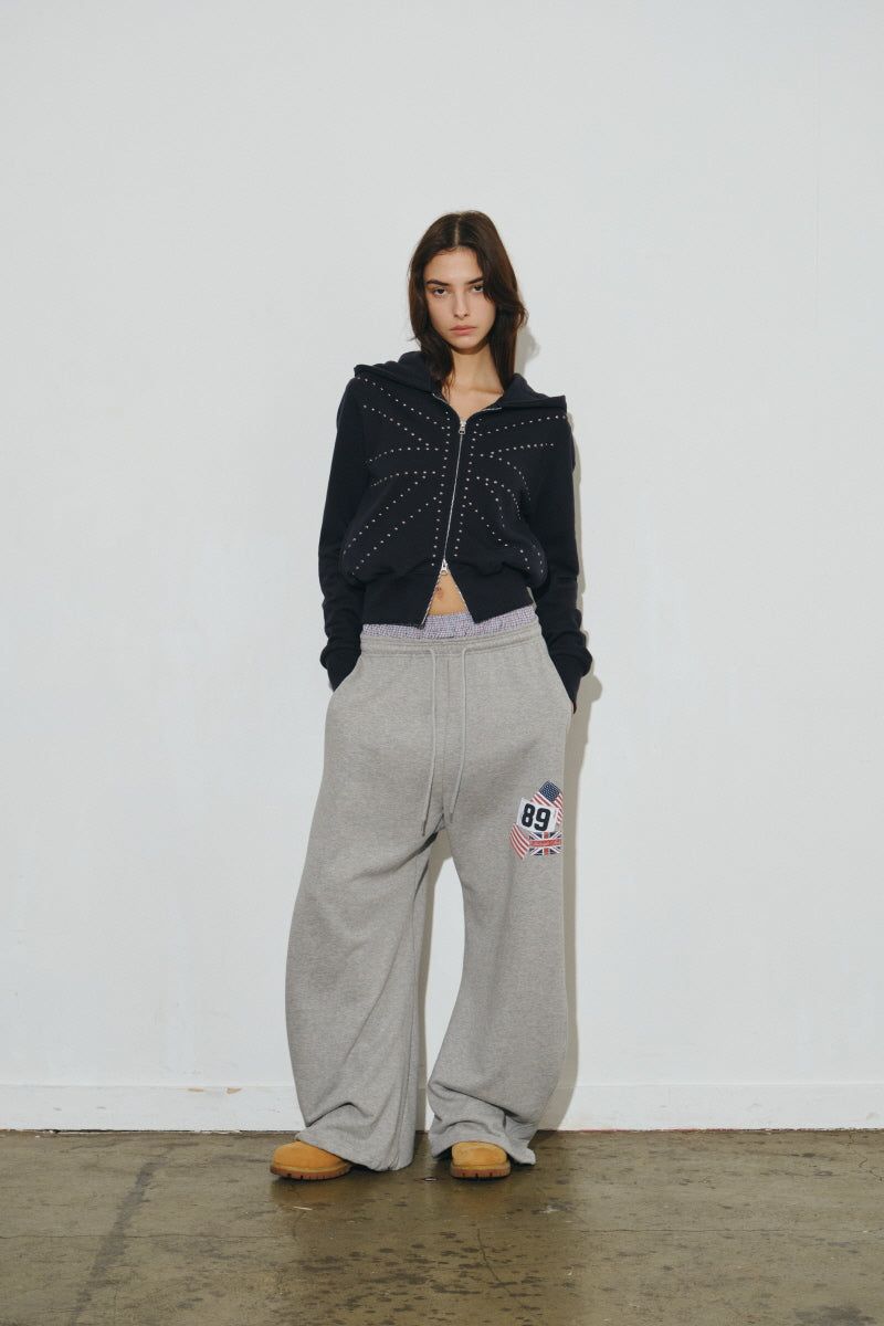 rd check pants (grey)