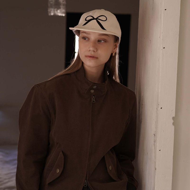 UBEIGE(ユーベイジ)の「Ivory Ribbon Camp Cap(Hats)」