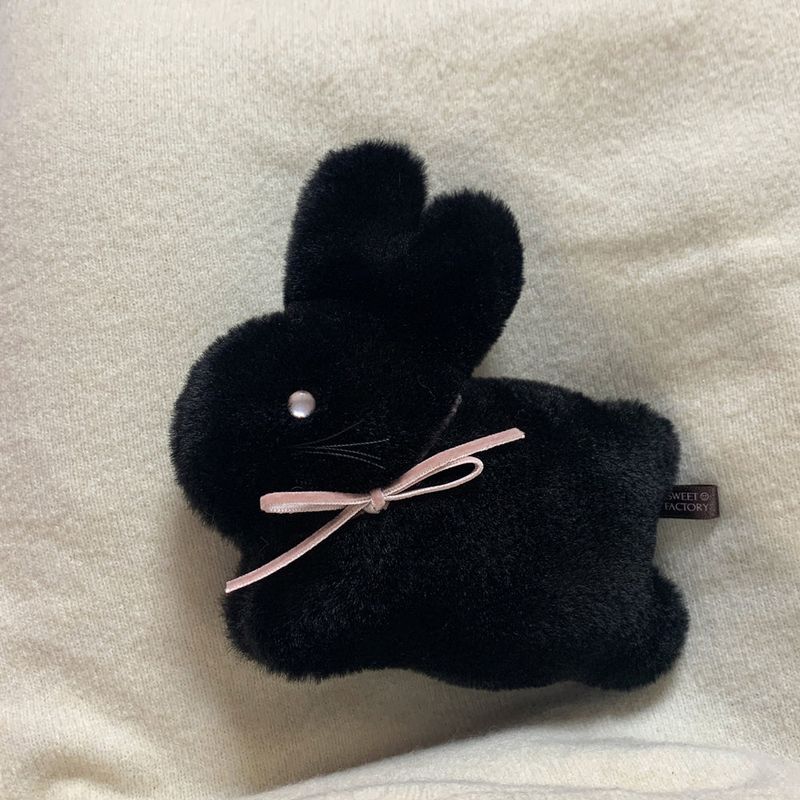 BBIBIT（ピビット）の「バニーポポハグドール (black)（アクセサリー）」