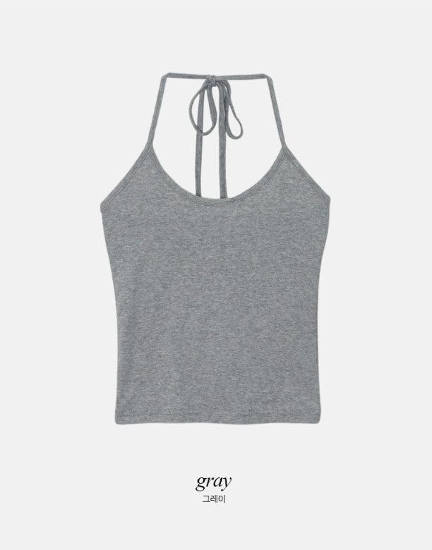 BT Slim Halter Neck Sleeveless (4color)