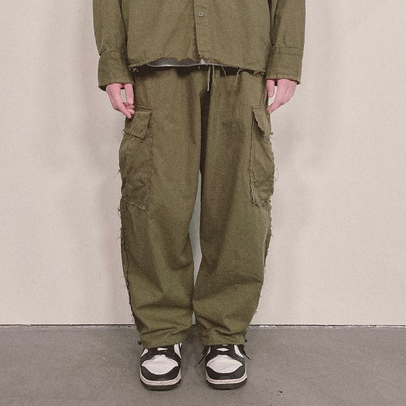 grunge wide cargo pants_khaki