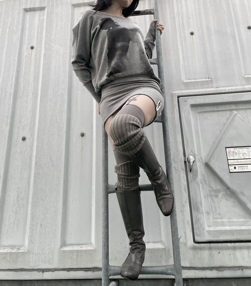 Solstice Dress Top (Grey)