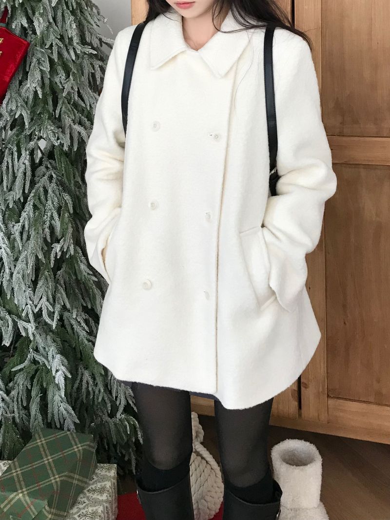 Innerf Wool Half Coat (3 colors)
