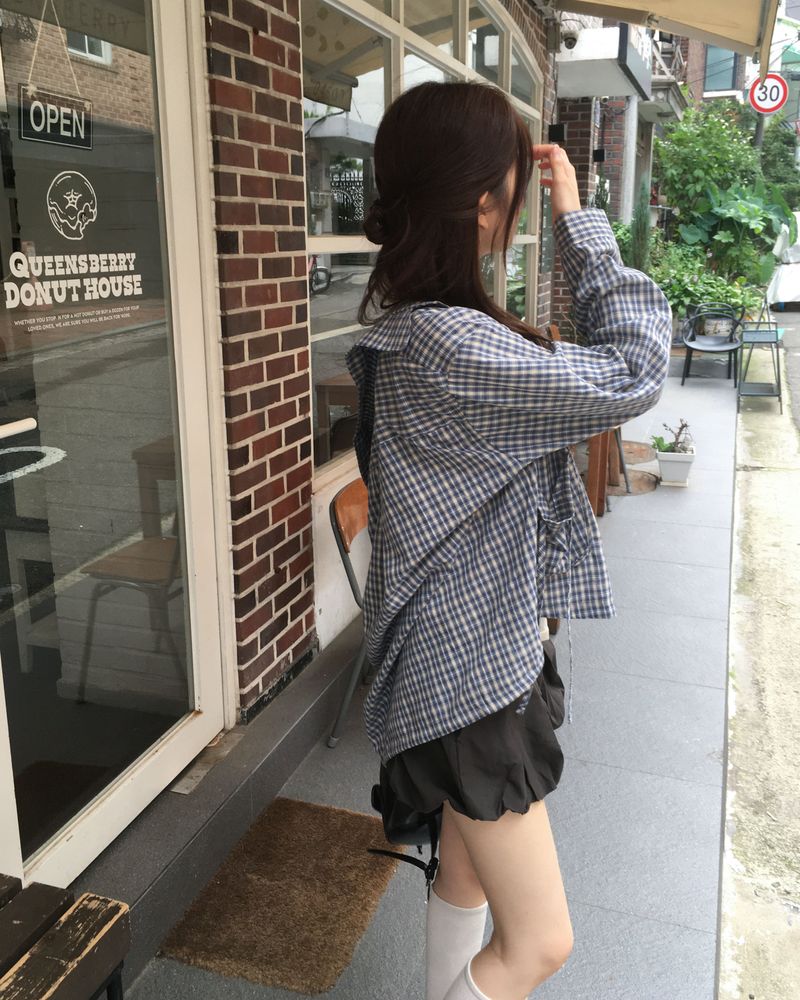 Pocket check shirts