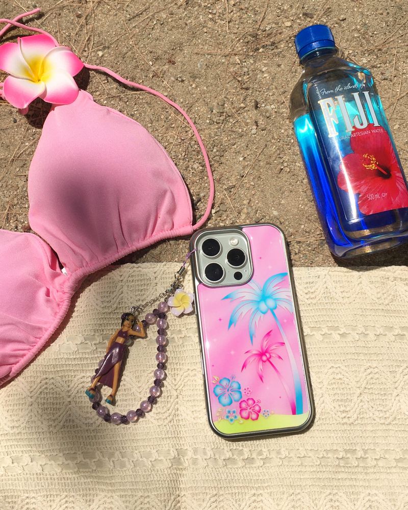 【TPUケース】 Pink Hawii Case