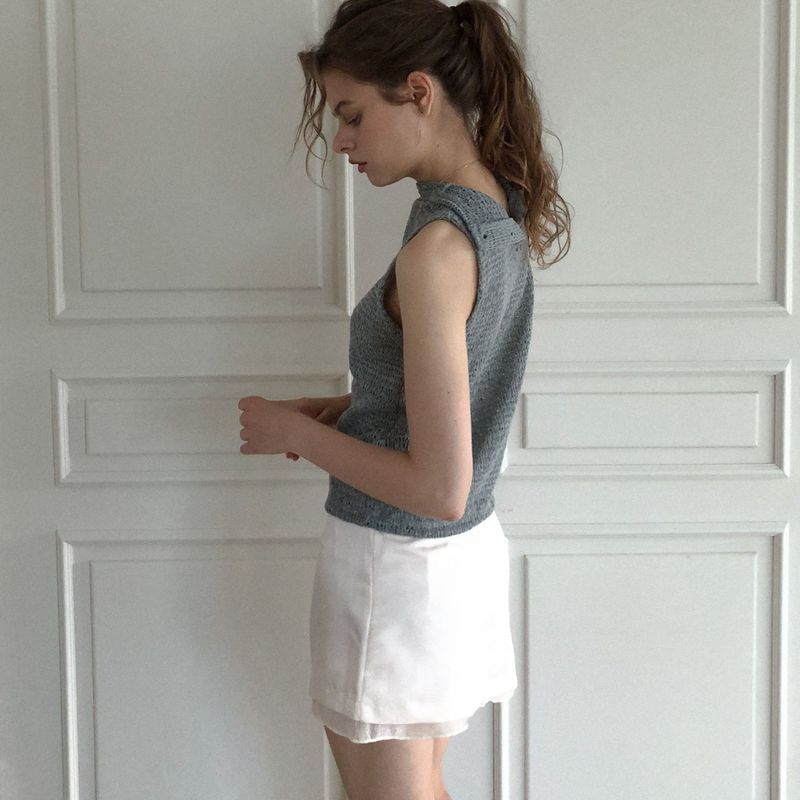 Elrocio neck vest (gray)