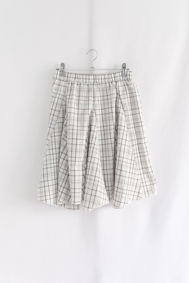 classic check midi skirt(2colors)