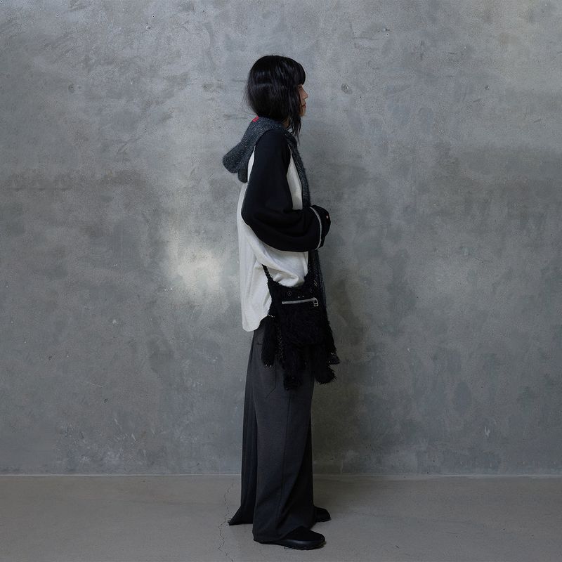 DOUBLE WAIST MAXI SKIRT