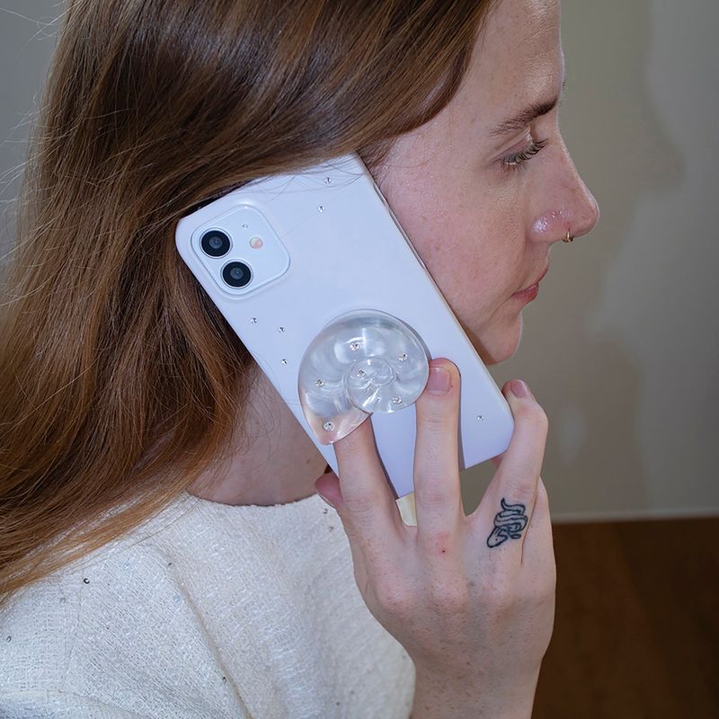 GETÁSENS（ゲタサンス）の「Ammonite Tok Standard_ Clear（Smartphone Accessories）」