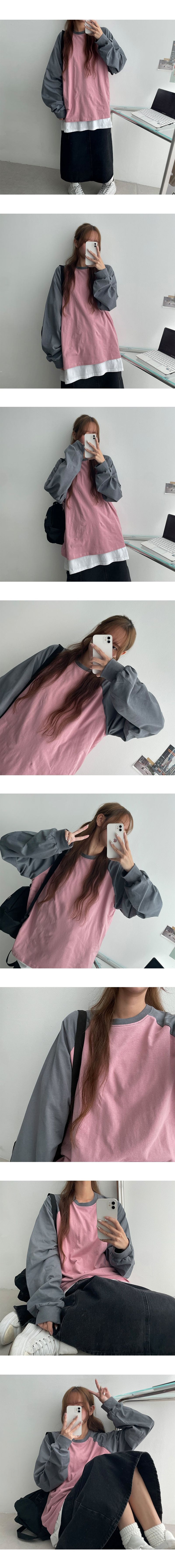 BLpinベーシックナグラン長袖Tシャツ (6 colors)