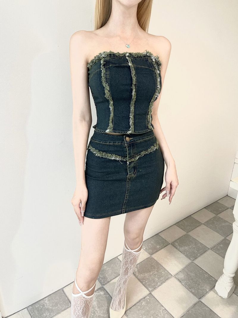 1269. Damage denim 2pc