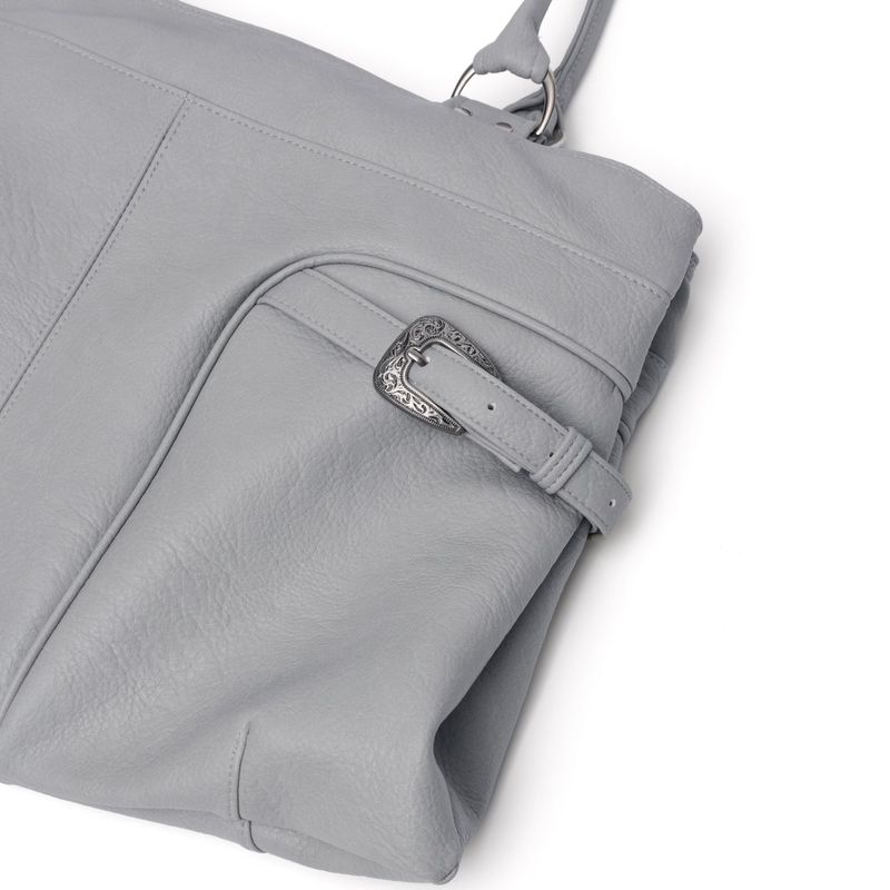 INNER ZEBRA BUCKLE BIG BAG [COOL GRAY]