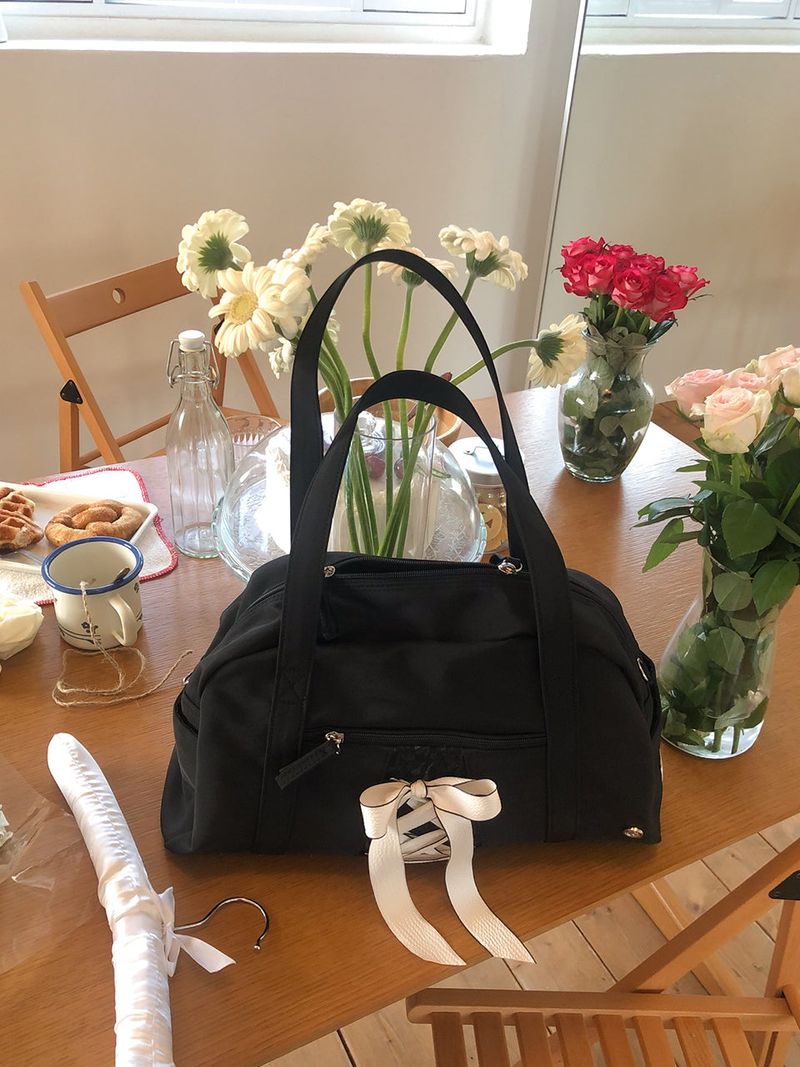 Daily ribbon gym bag_black
