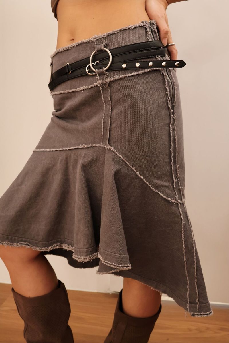 LONG STRAP BELT - BLACK