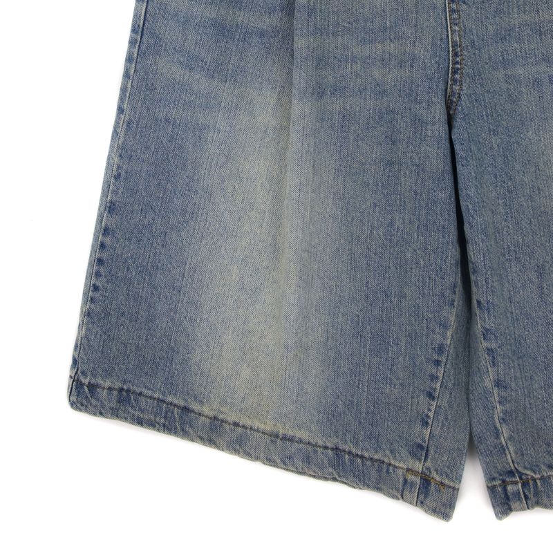 Slub Tin Chung Bermuda Denim