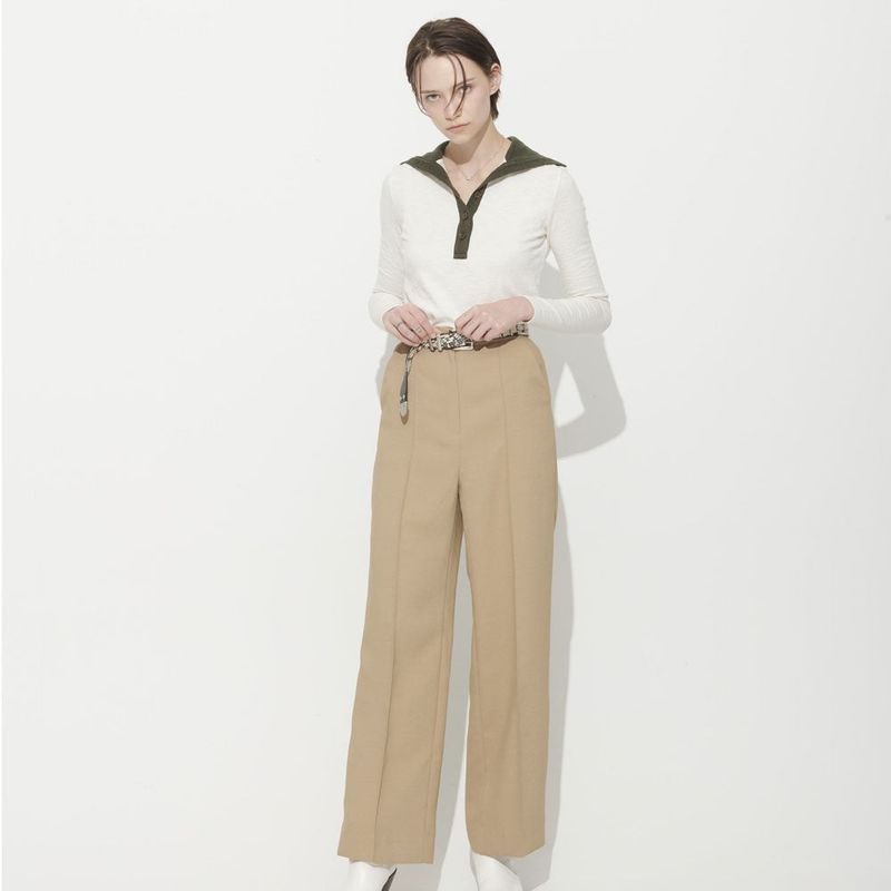  AVA TURTLE NECK TOP, IVORY