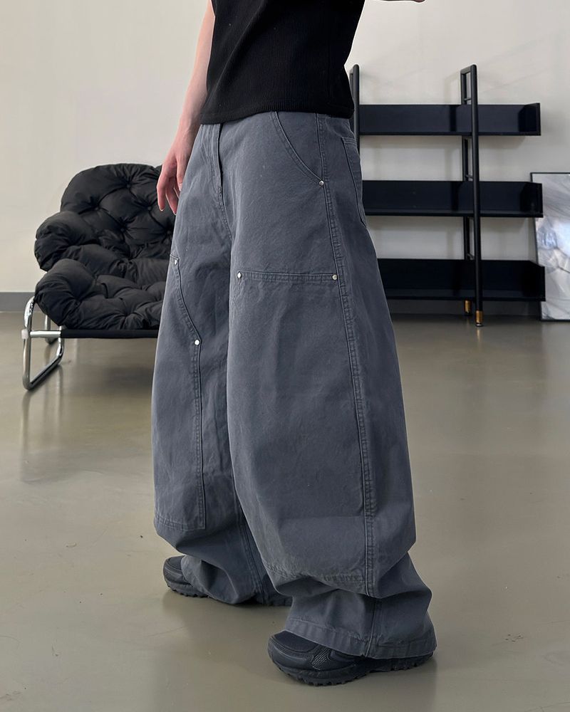 Reton Double Knee Wide Work Pants
