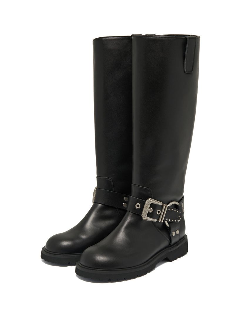 Biker Long Boots black