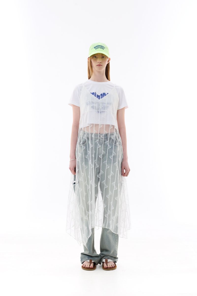 ARIKIM（アリキム）の「A RIBBON LAYERED ONE-PIECE / WHITE（Dresses）」