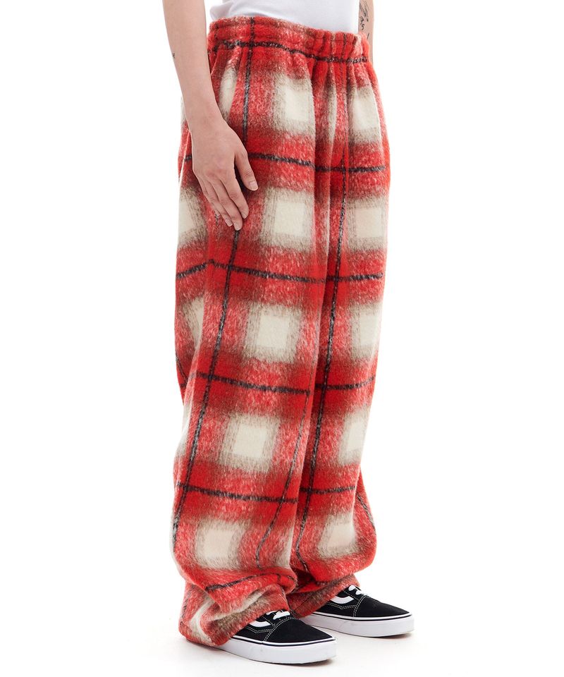 BRUSHED FLANNEL PANTS (RED)