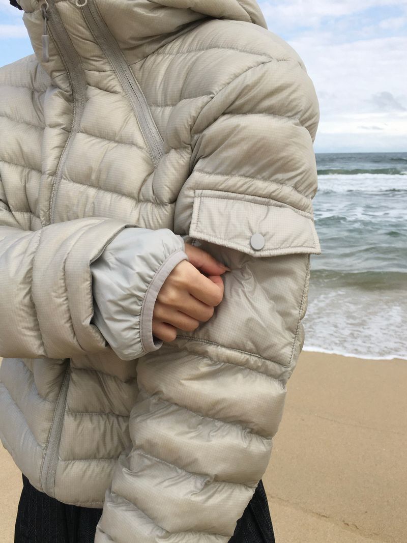 [Fill Power 600] Atomic Premium Down Hood Lightweight Padding (4c)