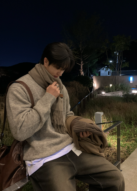 LOOKPLE（ルックプル）の「nade Alpaca Overfit Wool Round Knit（Tops）」