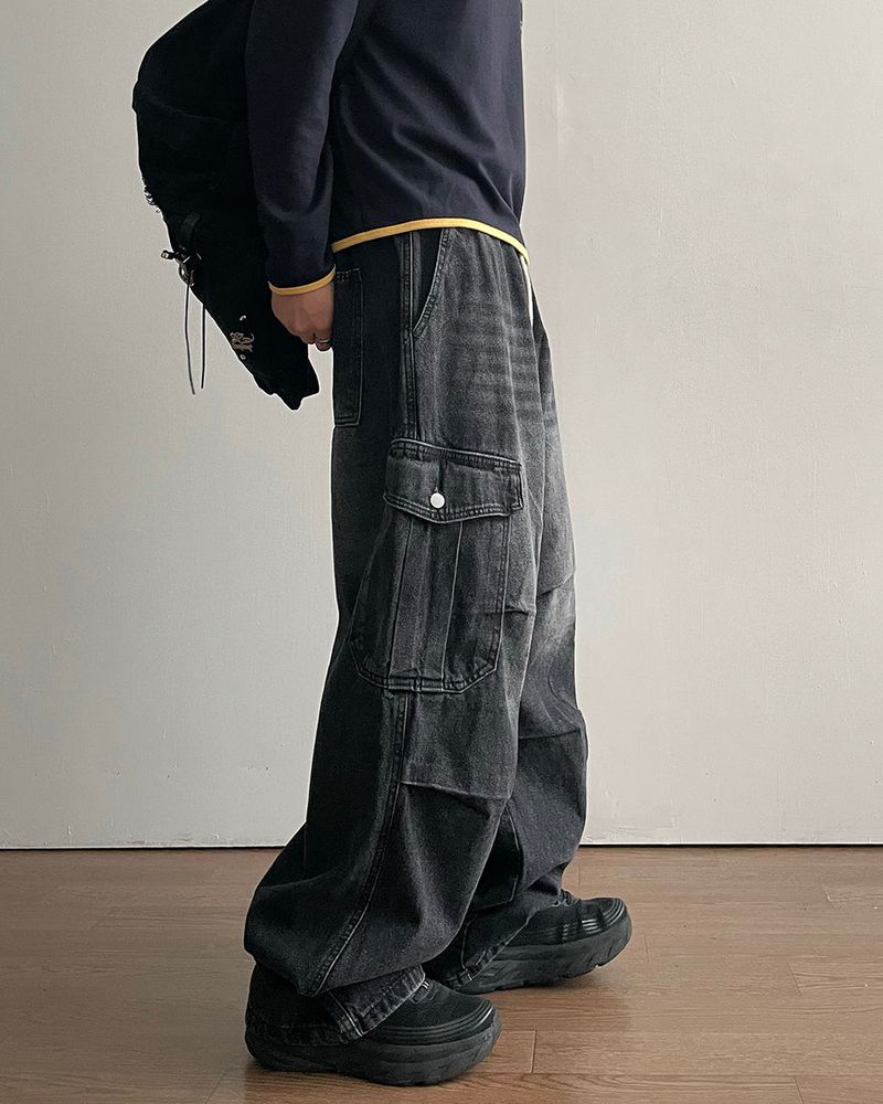 IDF（アイディーエフ）の「Bevel Cargo Denim Pants（Pants）」