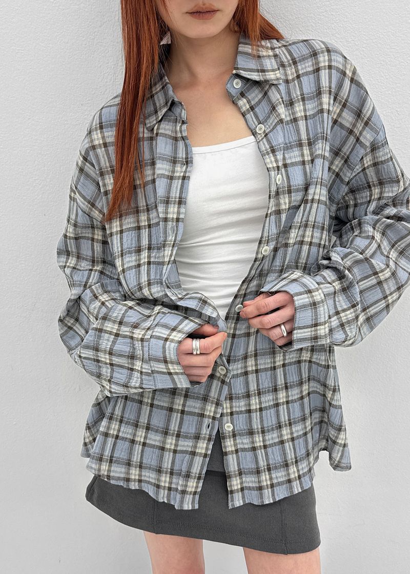 [MADE] Lukael Loose-Fit Check Shirt
