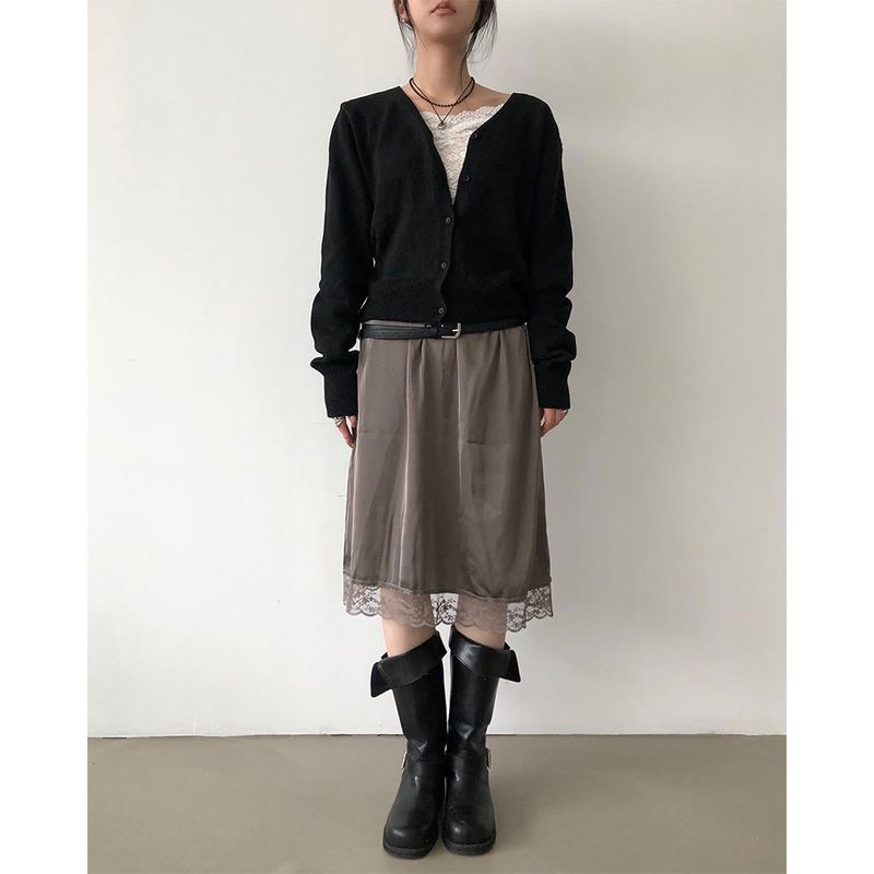 Rabbit V-neck Cardigan 