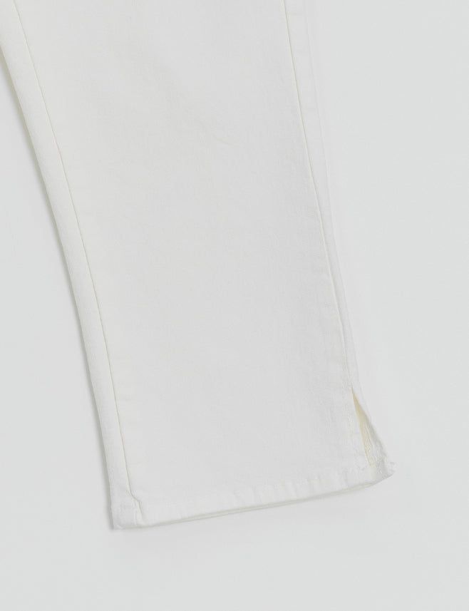Harley Basic Slit Capri Pants