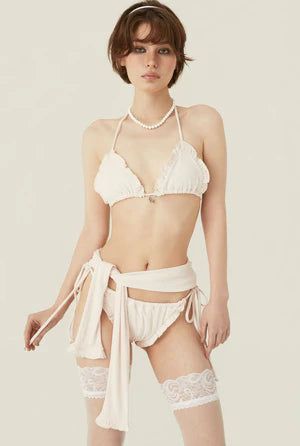 threetimes（スリータイムズ）の「Baby shower bikini top（Swimwear）」