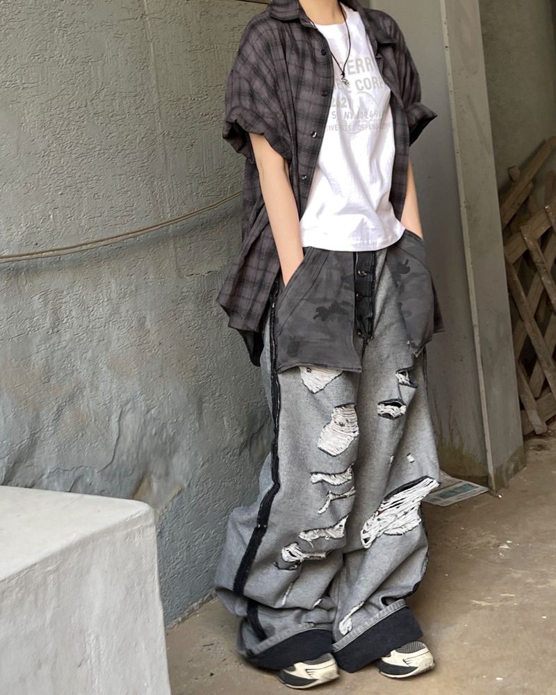 Oa Linkle Checkered Short Sleeve Shirt