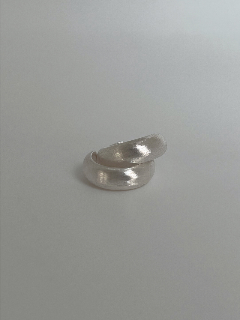 Fade earring (silver)
