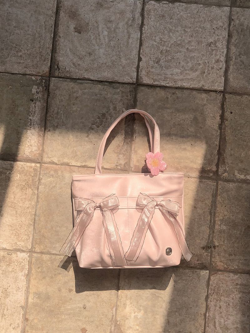 Mini easy ribbon bag_pale pink