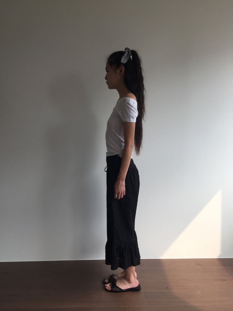 Rush Eyelet T-shirt (3color)