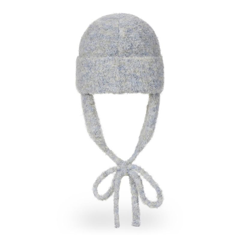 VA Patch Fly Knit Beanie / Blue