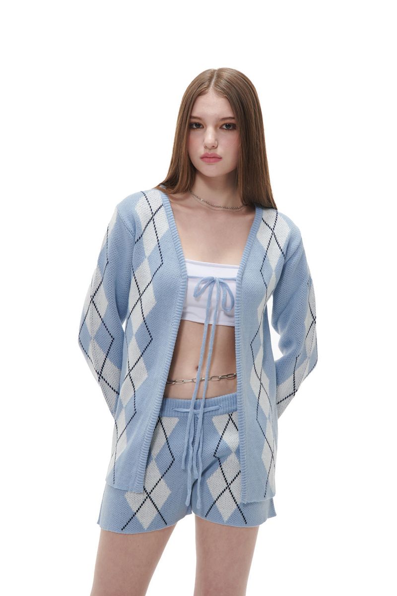 ARGYLE CARDIGAN