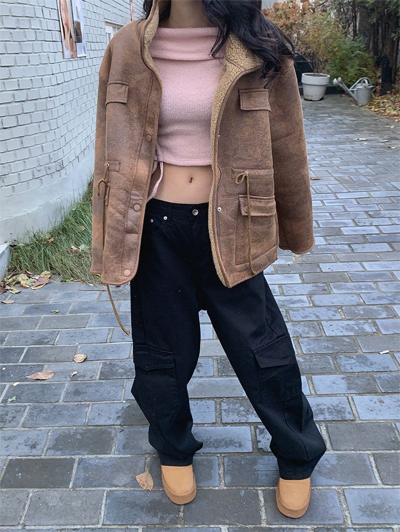 SLASH CARGO COTTON PANTS (2COLOR)